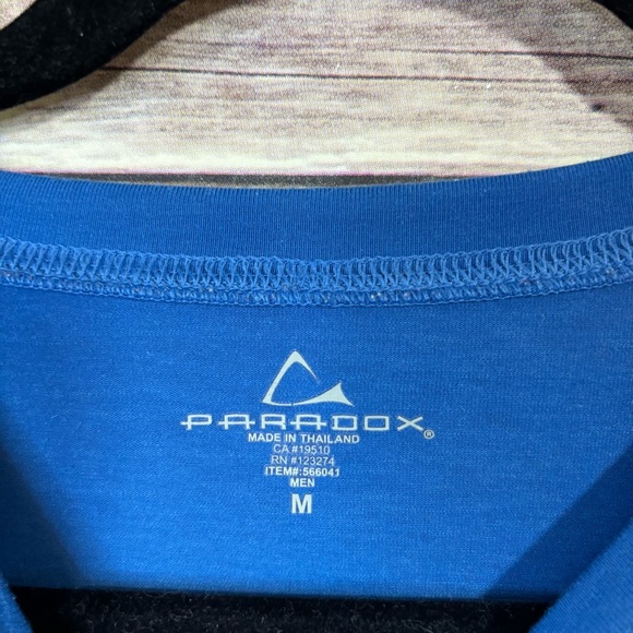 PARADOX Blue Merino Wool Blend Long Sleeve Top M - Picture 3 of 7